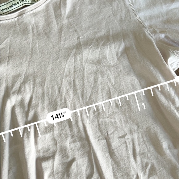 Abercrombie & fitch light purple bell sleeve top - Picture 3 of 4